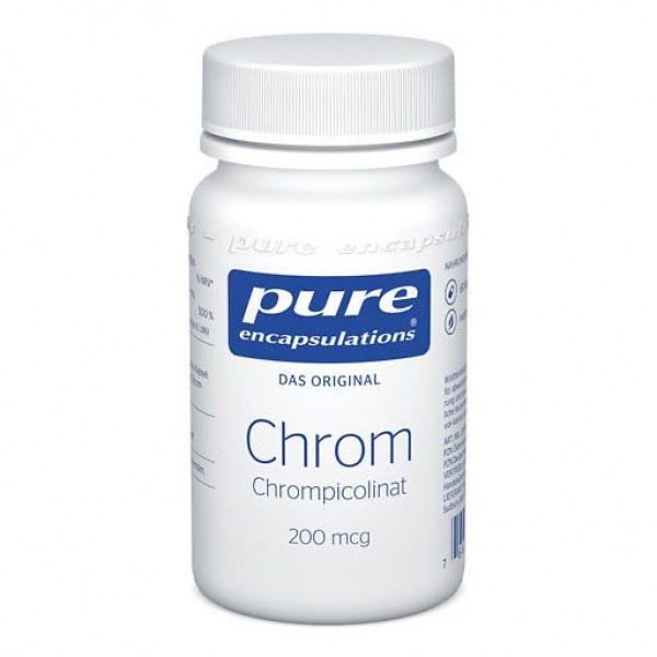Пиколинат хрома для нормального метаболизма PURE ENCAPSULATIONS Chrom Chrompicol.200μg Kapseln 60 шт Pro medico Пиколинат хрома для нормального метаболизма PURE ENCAPSULATIONS Chrom Chrompicol.200μg Kapseln 60 шт Pro medico